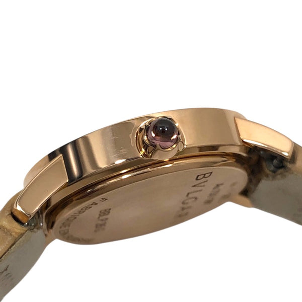 ブルガリ BVLGARI ブルガリブルガリ BBLP26WGL/12 ホワイトシェル 750PG レディース 腕時計