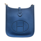 エルメス HERMES エヴリンTPM Y刻 ブルーフランス/シルバー金具 トリヨン レディース ショルダーバッグ