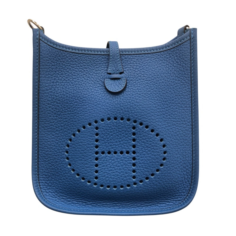 エルメス HERMES エヴリンTPM Y刻 ブルーフランス/シルバー金具 トリヨン レディース ショルダーバッグ