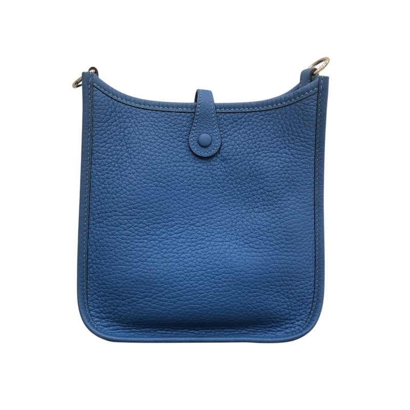 エルメス HERMES エヴリンTPM Y刻 ブルーフランス/シルバー金具 トリヨン レディース ショルダーバッグ