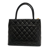 シャネル CHANEL 復刻トート A01804 ブラック キャビア レディース ハンドバッグ