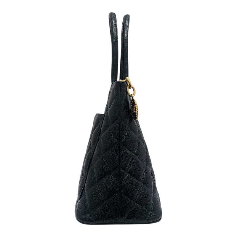 シャネル CHANEL 復刻トート A01804 ブラック キャビア レディース ハンドバッグ