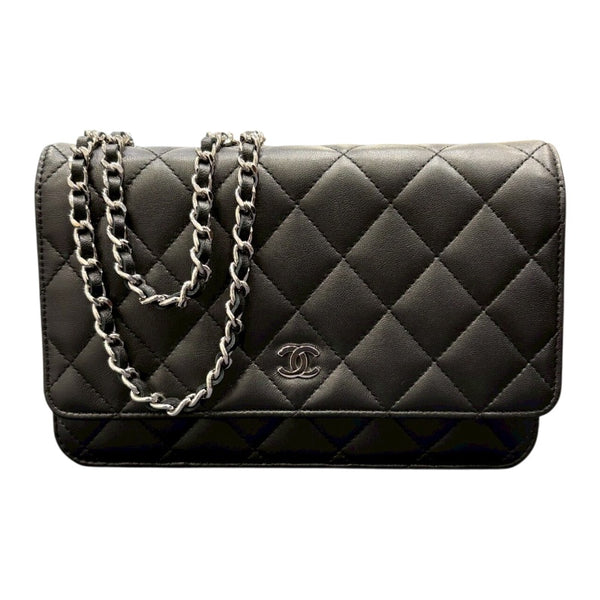 シャネル CHANEL マトラッセチェーンバッグ ブラック カーフレザーカーフ/SV金具 レディース ショルダーバッグ