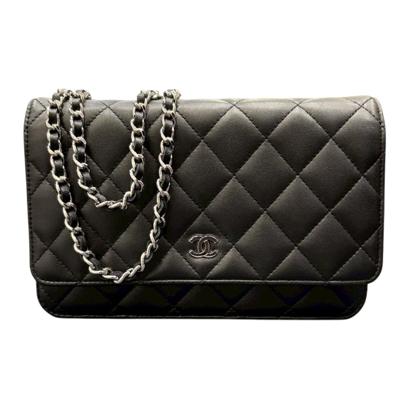 シャネル CHANEL マトラッセチェーンバッグ ブラック カーフレザーカーフ/SV金具 レディース ショルダーバッグ
