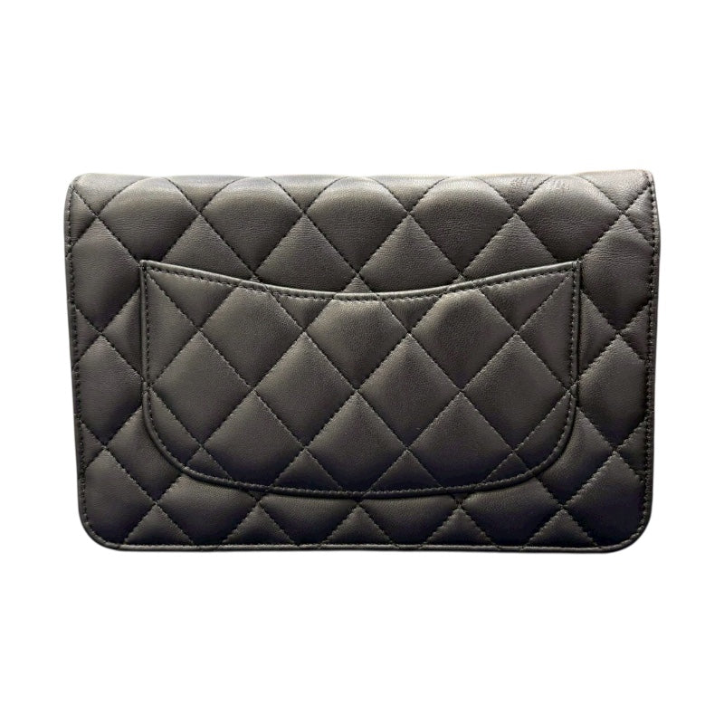 シャネル CHANEL マトラッセチェーンバッグ ブラック カーフレザーカーフ/SV金具 レディース ショルダーバッグ