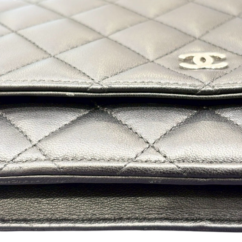 シャネル CHANEL マトラッセチェーンバッグ ブラック カーフレザーカーフ/SV金具 レディース ショルダーバッグ