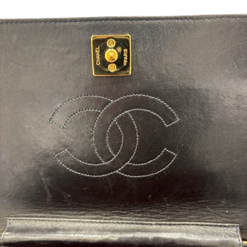 シャネル CHANEL マトラッセチェーンショルダー ブラック ラムスキン/GD金具 レディース ショルダーバッグ