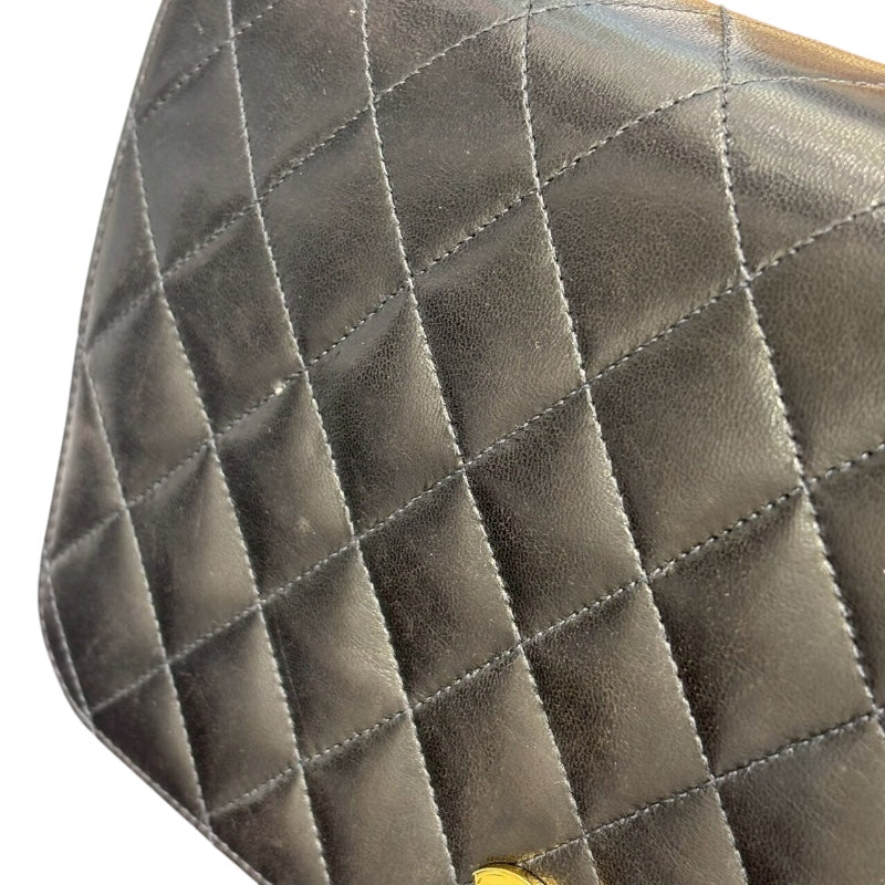 シャネル CHANEL マトラッセチェーンショルダー ブラック ラムスキン/GD金具 レディース ショルダーバッグ