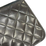 シャネル CHANEL マトラッセチェーンショルダー ブラック ラムスキン/GD金具 レディース ショルダーバッグ