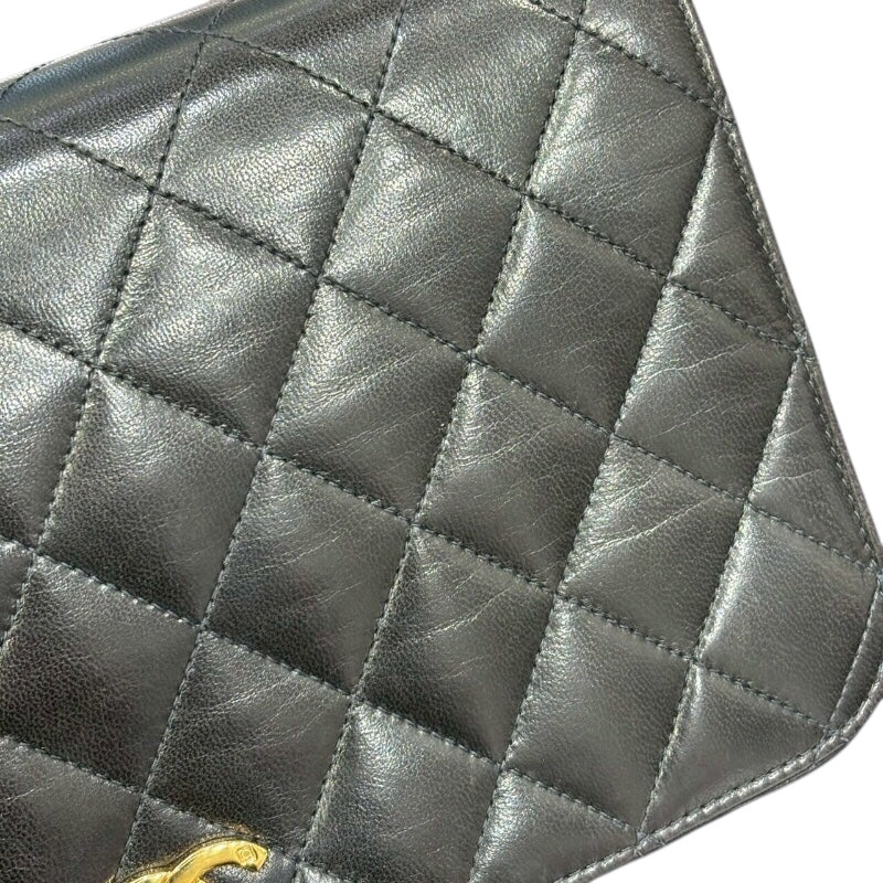 シャネル CHANEL マトラッセチェーンショルダー ブラック ラムスキン/GD金具 レディース ショルダーバッグ