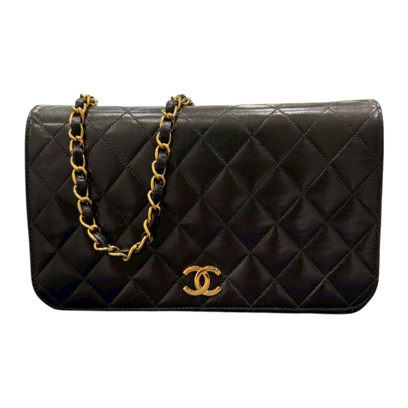 シャネル CHANEL マトラッセチェーンショルダー ブラック ラムスキン/GD金具 レディース ショルダーバッグ