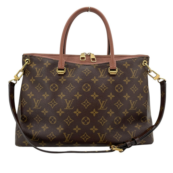 ルイ・ヴィトン LOUIS VUITTON パラスMM M41598 ブラウンxベージュ モノグラムキャンバス レディース ショルダーバッグ