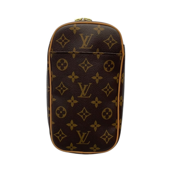 ルイ・ヴィトン LOUIS VUITTON ポシェット・ガンジュ M51870 ブラウン モノグラム・キャンバス ユニセックス ショルダーバッグ