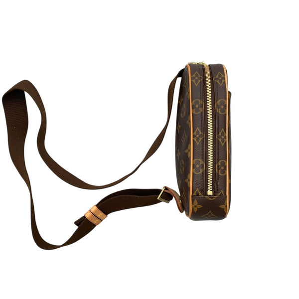 ルイ・ヴィトン LOUIS VUITTON ポシェット・ガンジュ M51870 ブラウン モノグラム・キャンバス ユニセックス ショルダーバッグ