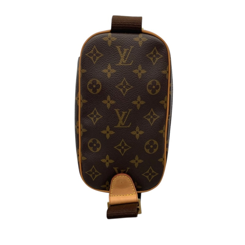 ルイ・ヴィトン LOUIS VUITTON ポシェット・ガンジュ M51870 ブラウン モノグラム・キャンバス ユニセックス ショルダーバッグ