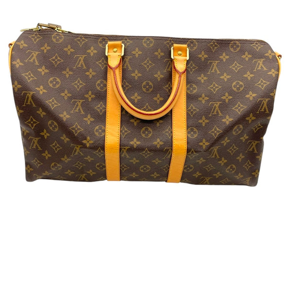 ルイ・ヴィトン LOUIS VUITTON キーポル・バンドリエール45 M41418 ブラウン モノグラム ユニセックス ボストンバッグ