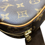 ルイ・ヴィトン LOUIS VUITTON ポシェット･ガンジュ M51870 ブラウン モノグラム ユニセックス ショルダーバッグ