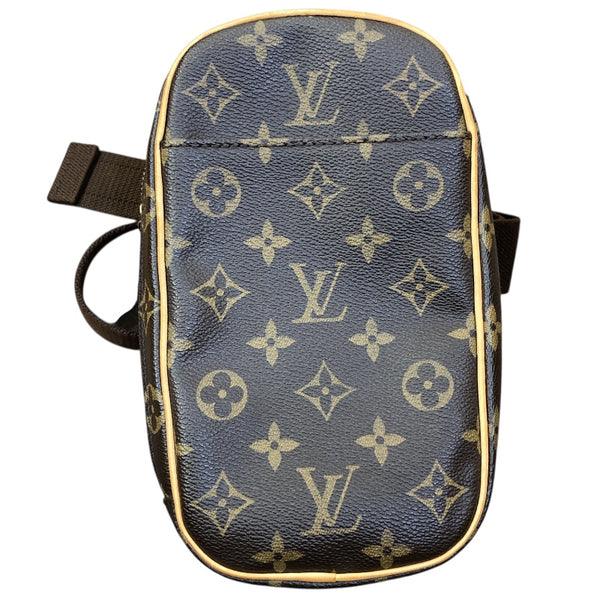 ルイ・ヴィトン LOUIS VUITTON ポシェット･ガンジュ M51870 ブラウン モノグラム ユニセックス ショルダーバッグ