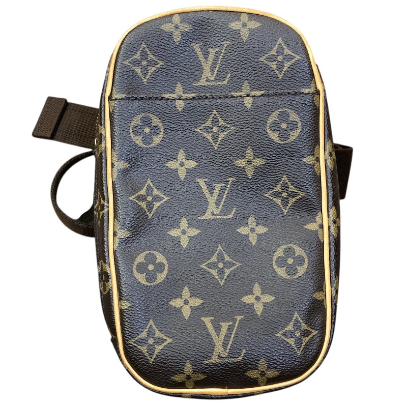 ルイ・ヴィトン LOUIS VUITTON ポシェット･ガンジュ M51870 ブラウン モノグラム ユニセックス ショルダーバッグ