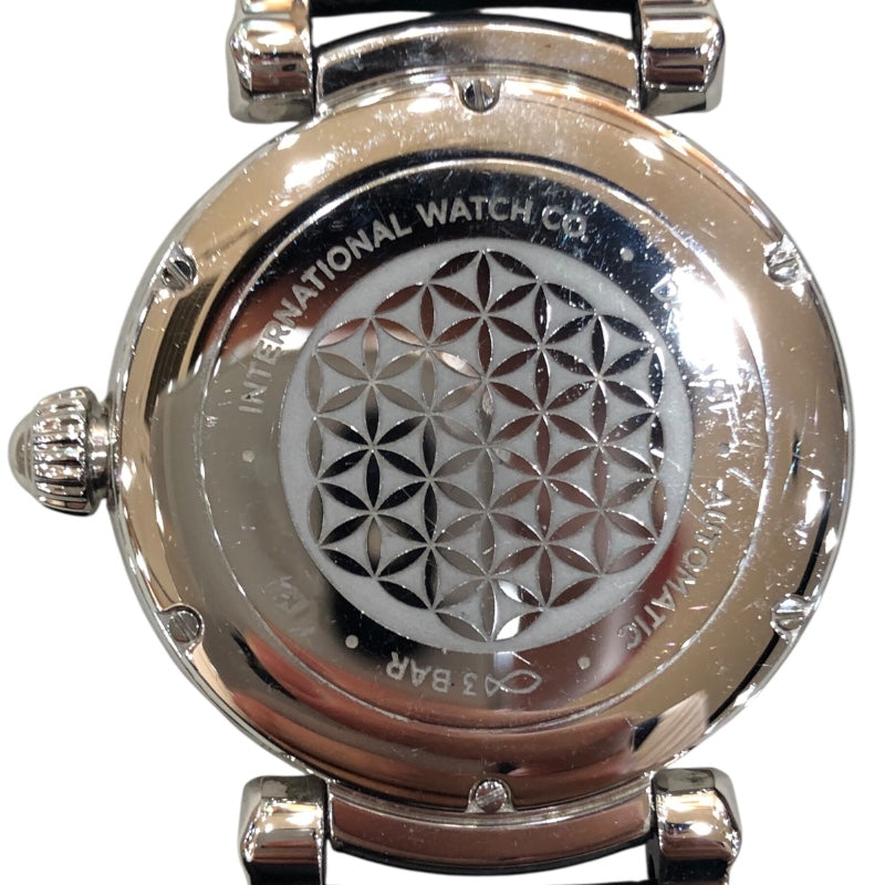 インターナショナルウォッチカンパニー IWC ダヴィンチオートマティック36 IW458312 ネイビー SS/革ベルト メンズ 腕時計