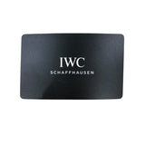インターナショナルウォッチカンパニー IWC ダヴィンチオートマティック36 IW458312 ネイビー SS/革ベルト メンズ 腕時計