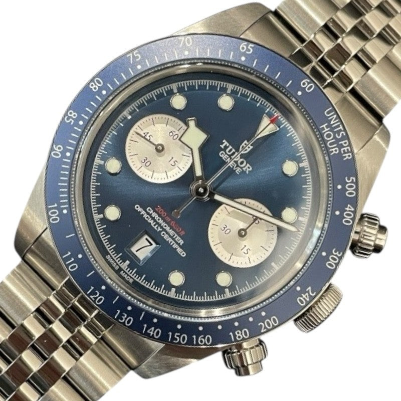 チューダー/チュードル TUDOR ブラックベイクロノ 79360B ブルー ステンレススチール 自動巻き メンズ 腕時計