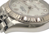 ロレックス ROLEX デイトジャスト28 ランダムシリアル 279174NG ホワイトシェル ジュビリーブレス SS/K18WG レディース 腕時計