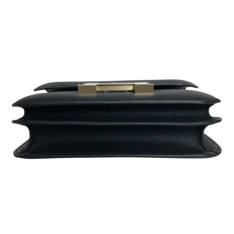 エルメス HERMES コンスタンス3ミニ K刻 ブラック ゴールド金具 ヴォーエプソン レディース ショルダーバッグ