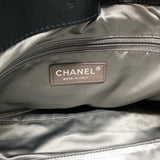 シャネル CHANEL ココマークプラチェーントートバッグ ブラック ラム レディース トートバッグ