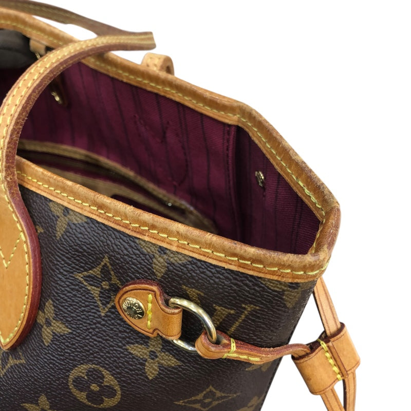 ルイ・ヴィトン LOUIS VUITTON ネヴァーフルPM M41001 ブラウン モノグラムキャンパス レディース トートバッグ