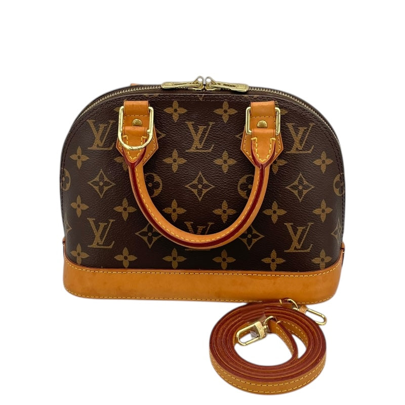 ルイ・ヴィトン LOUIS VUITTON アルマBB  M53152 ブラウン モノグラムキャンバス レディース ショルダーバッグ