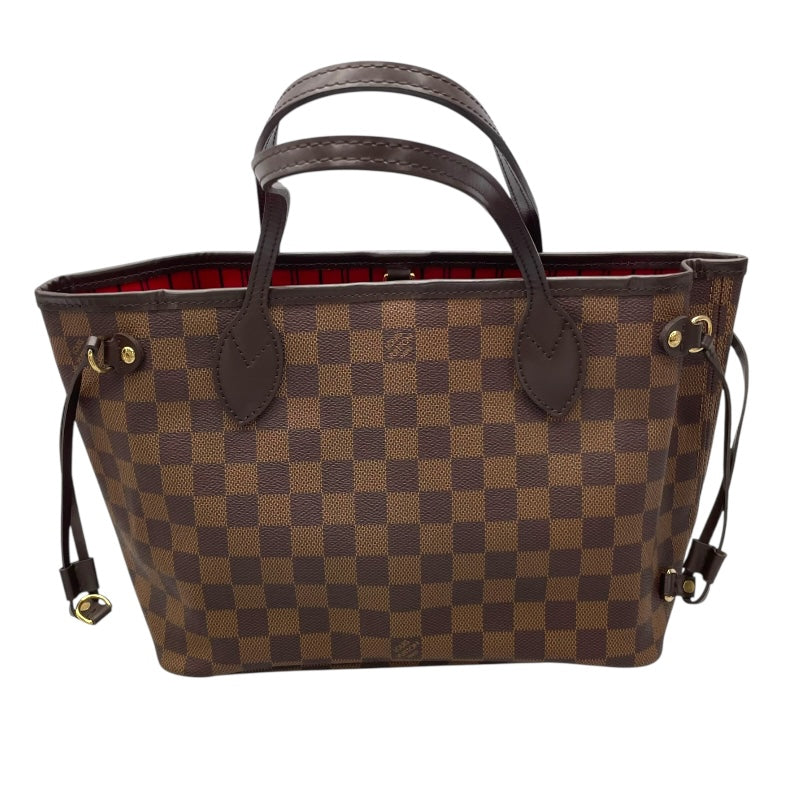 ルイ・ヴィトン LOUIS VUITTON ネヴァーフルPM N51109 ブラウン ダミエキャンバス レディース ハンドバッグ