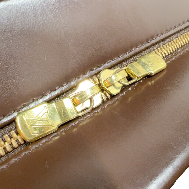 ルイ・ヴィトン LOUIS VUITTON サリア・オリゾンタル N51282 ブラウン　ゴールド金具 ダミエ ユニセックス ハンドバッグ