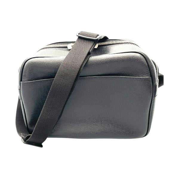 ルイ・ヴィトン LOUIS VUITTON リポーター M30152 ブラック タイガ・レザー メンズ ショルダーバッグ