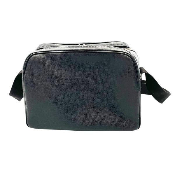 ルイ・ヴィトン LOUIS VUITTON リポーター M30152 ブラック タイガ・レザー メンズ ショルダーバッグ