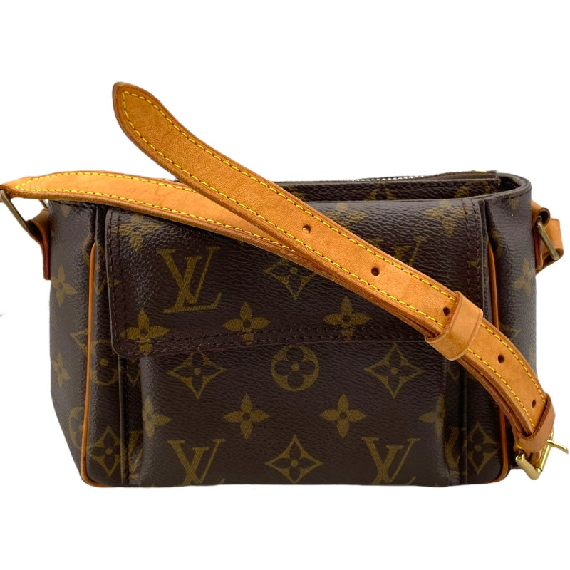 ルイ・ヴィトン LOUIS VUITTON ヴィバシテPM M51165 ブラウン モノグラムキャンバス レディース ショルダーバッグ
