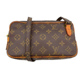 ルイ・ヴィトン LOUIS VUITTON ポシェット・マルリーバンドリエール M51828 ブラウン モノグラム レディース ショルダーバッグ