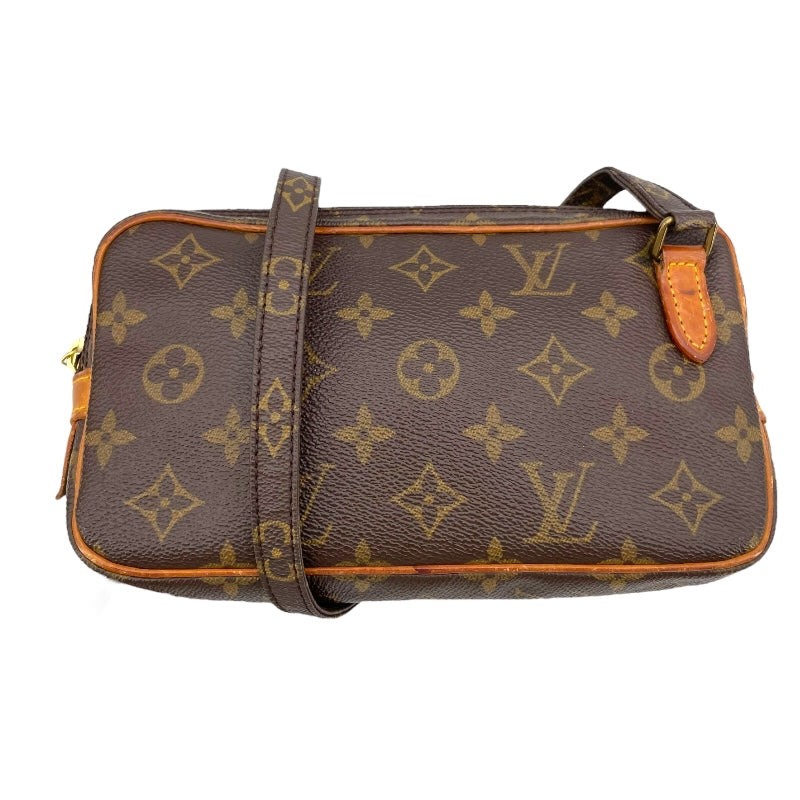 ルイ・ヴィトン LOUIS VUITTON ポシェット・マルリーバンドリエール M51828 ブラウン モノグラム レディース ショルダーバッグ