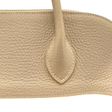 エルメス HERMES ボリード35 □F刻 べトンxブラック　ゴールド金具 トゴ/アマゾニ レディース ショルダーバッグ