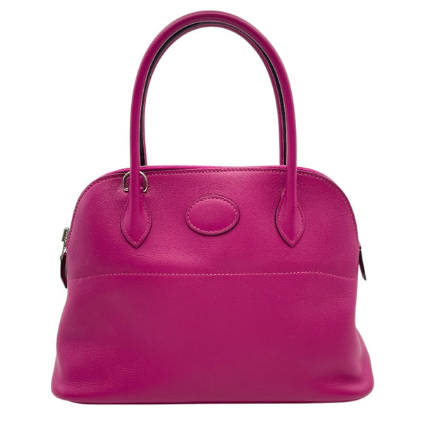 エルメス HERMES ボリード27 A刻印 ローズパープル シルバー金具 スイフト レディース ハンドバッグ