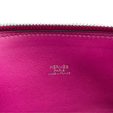 エルメス HERMES ボリード27 A刻印 ローズパープル シルバー金具 スイフト レディース ハンドバッグ