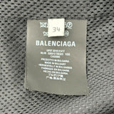 バレンシアガ BALENCIAGA デニム切替ロゴポプリンジャケット 529213 ブラック ナイロン メンズ その他アウター
