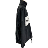 バレンシアガ BALENCIAGA デニム切替ロゴポプリンジャケット 529213 ブラック ナイロン メンズ その他アウター