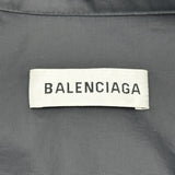バレンシアガ BALENCIAGA デニム切替ロゴポプリンジャケット 529213 ブラック ナイロン メンズ その他アウター