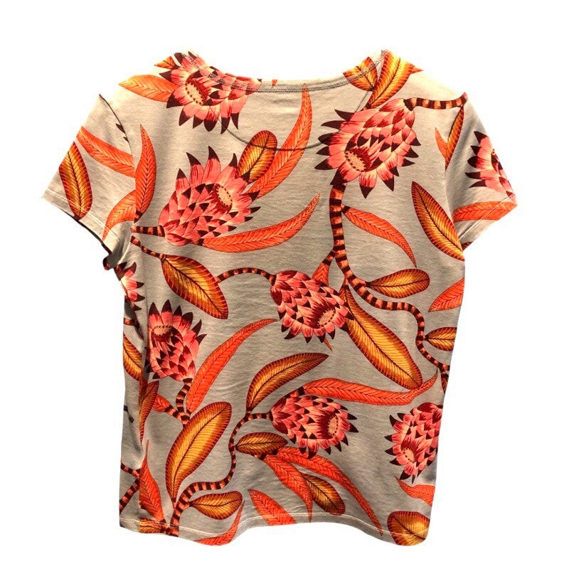 HERMES エルメス　カチナ　柄　半袖　Tシャツ フランス製　36 HERMES エルメス カチナ 柄 半袖 Tシャツ フランス製 36 - メルカリ