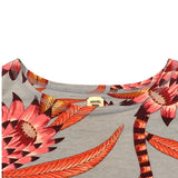 エルメス HERMES 総柄プリントTシャツ コットン レディース 半袖Ｔシャツ