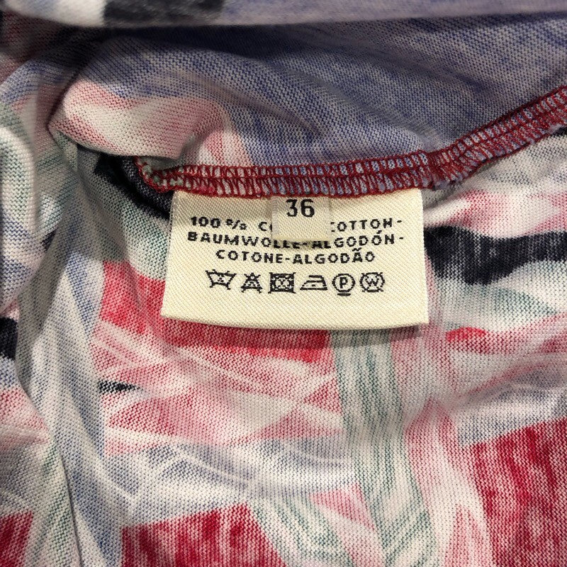 エルメス HERMES 総柄プリントTシャツ コットン レディース 半袖Ｔシャツ