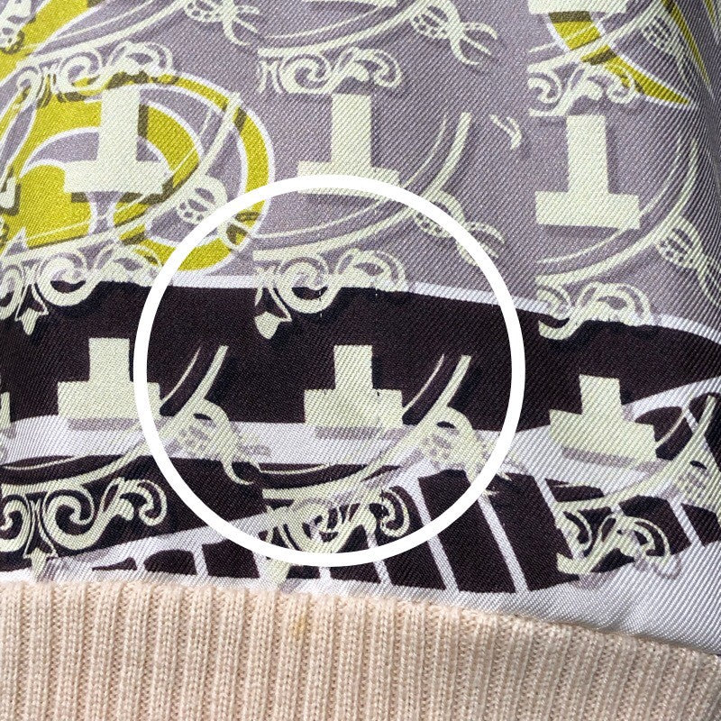 エルメス HERMES ツイルレーヌショートスリープニット シルク レディース ニット