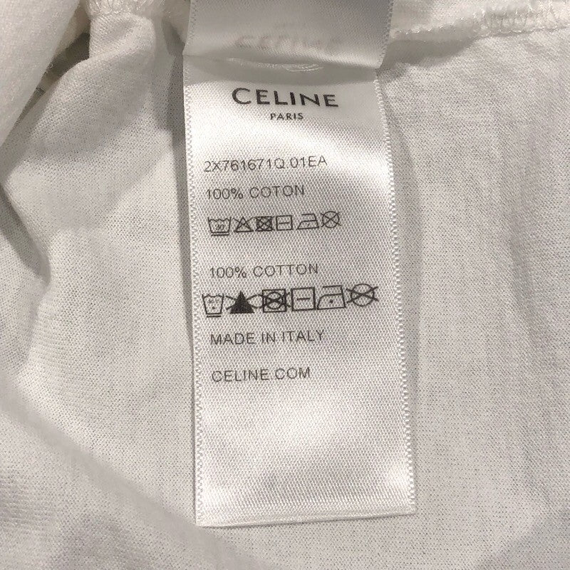 セリーヌ CELINE ロゴプリントクロップドTシャツ 2X761671Q