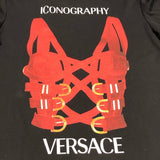 ヴェルサーチ VERSACE プリントTシャツ A84736 コットン レディース 半袖Ｔシャツ